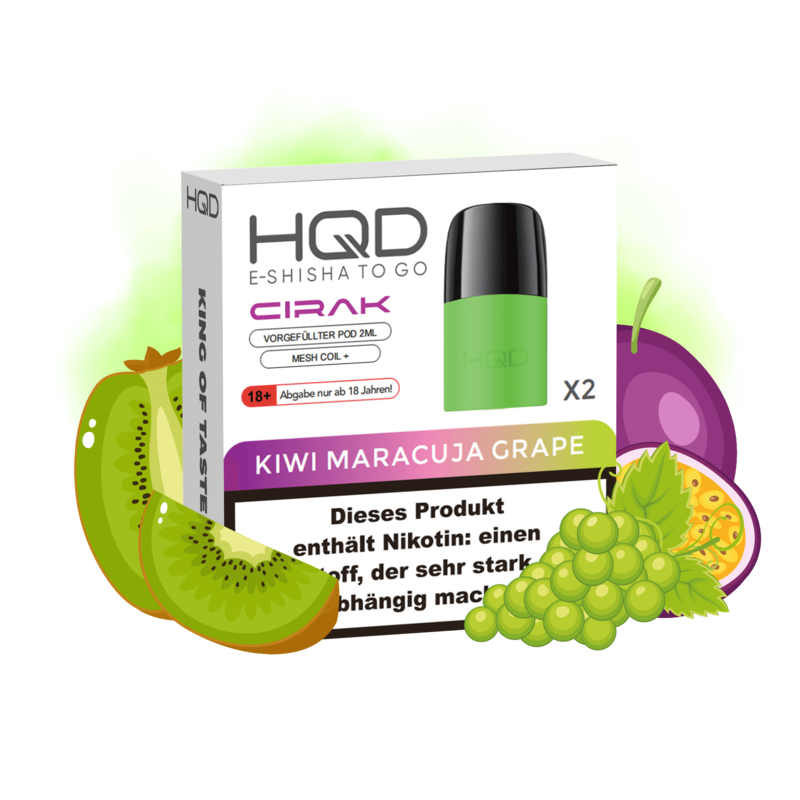 HQD Cirak POD - Kiwi Maracuja Grape