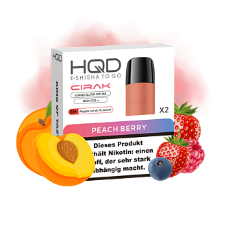 HQD Cirak POD - Peach Berry 1AKiosk HQD Cirak POD - Peach Berry 1AKiosk