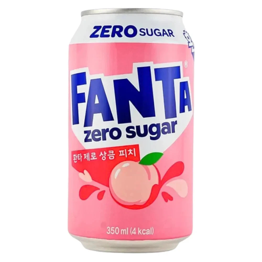 Fanta - Zero Peach Korea - inkl. 25cent Pfand