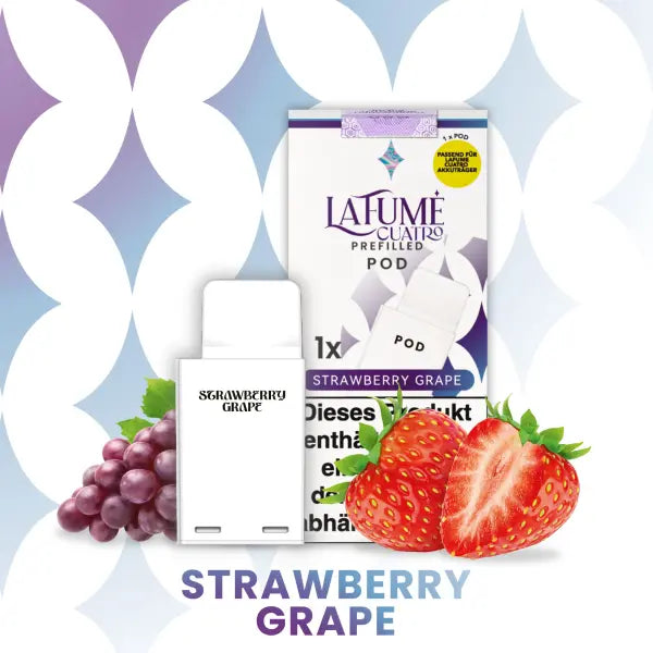 La Fume Cuatro – Strawberry Grape Pod – 1er Pack