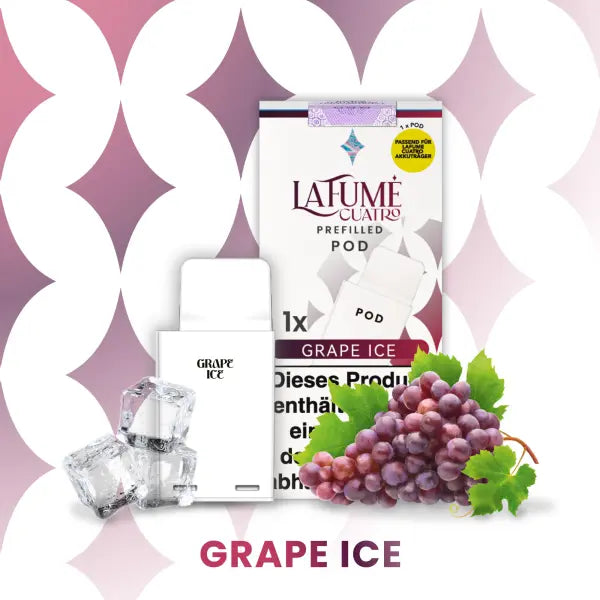 La Fume Cuatro – Grape Ice Pod – 1er Pack