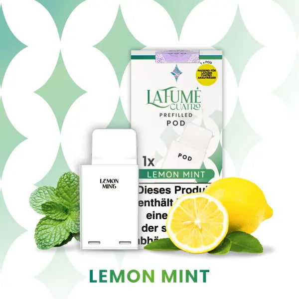 La Fume Cuatro – Lemon Mint Pod – 1er Pack