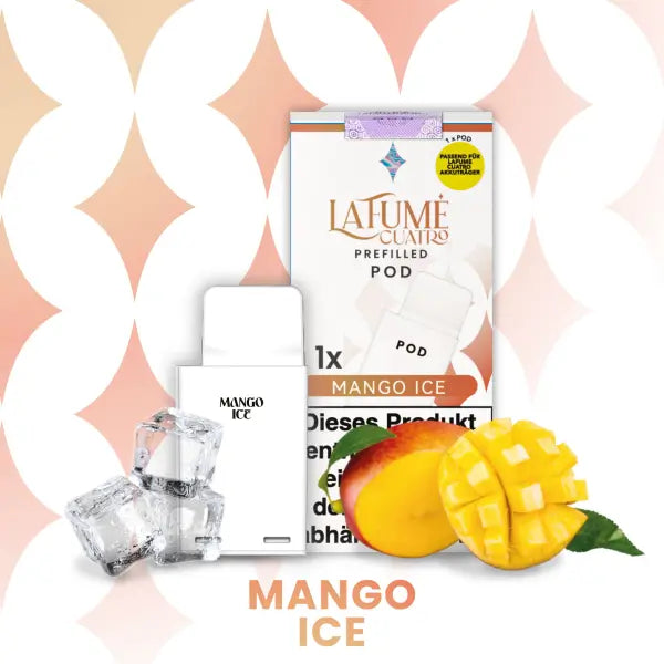 La Fume Cuatro – Mango Ice Pod – 1er Pack