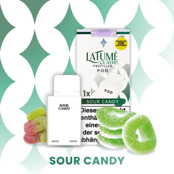 La Fume Cuatro – Sour Candy Pod – 1er Pack