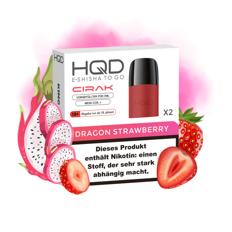 HQD Cirak POD - Dragon Strawberry