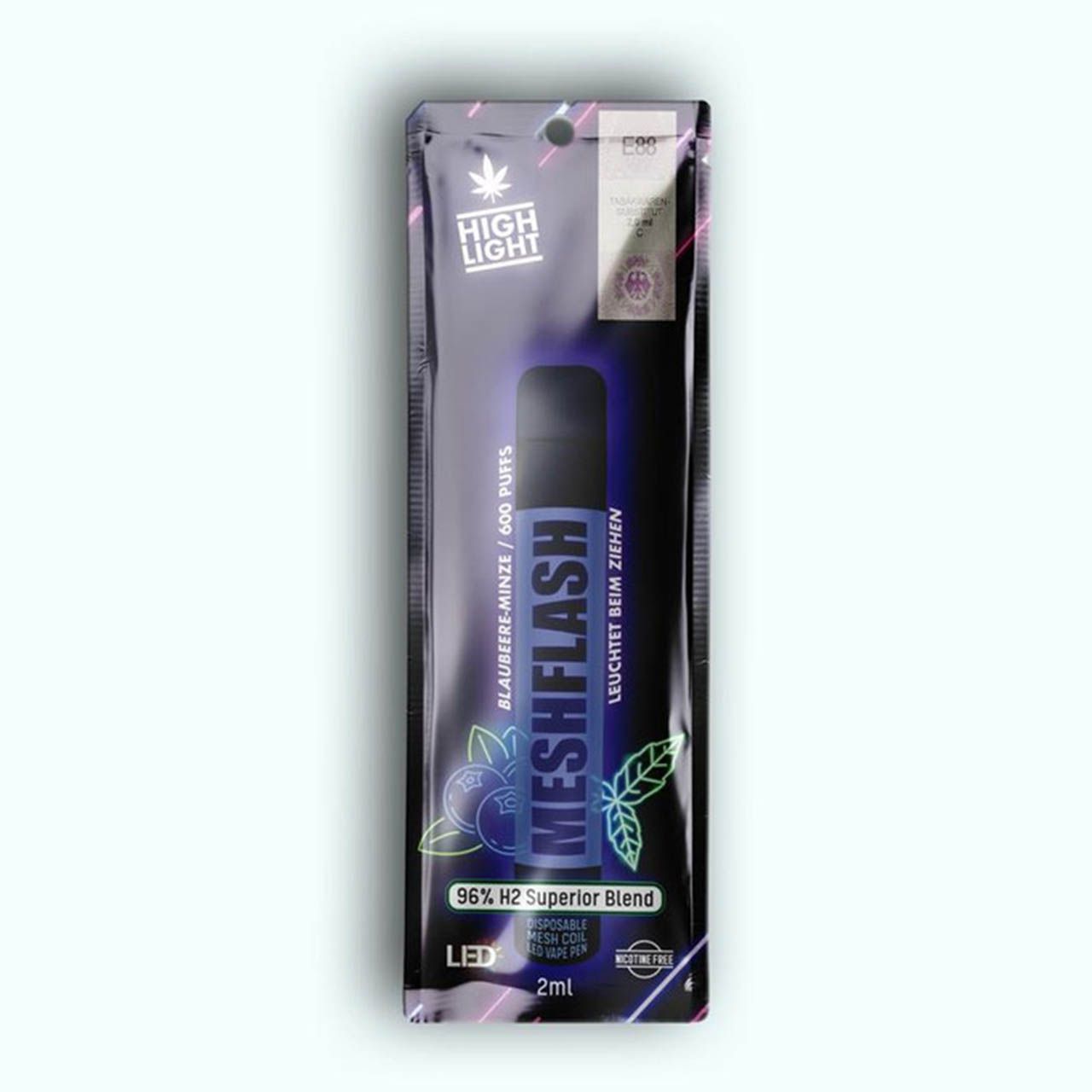 Mesh Flash - H2 Superior Blend - Blaubeere Minze