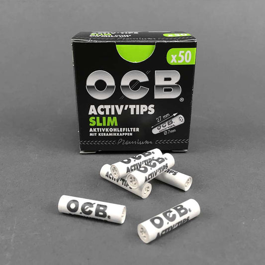 OCB ACTIV Tips Slim, 50er Box