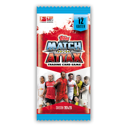 Topps Bundesliga Match Attax 24/25 - 1 - 36 Booster / Full Box (36 Päckchen / 432 Karten)