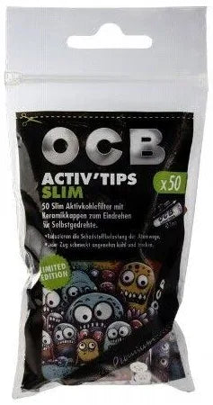 OCB Active Tips Slim Aktivkohlefilter 7mm Limited Edition